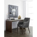 Madrid 59 X 23.5 inch Grey / Medium Brown Desk
